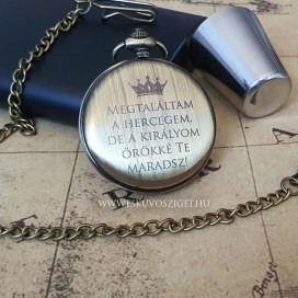 Örömapa szülőköszöntő nagyszülő köszöntő és férfi tanúfelkérő meghívó egyedi különleges ajándék esküvőre |  óarany antik fa mintás zsebóra