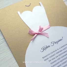 Női tanú és koszorúslány felkérő meghívó testvér képeslap egyedi különleges ajándék esküvőre | Evelyn koszorúslány- tanú felkérő