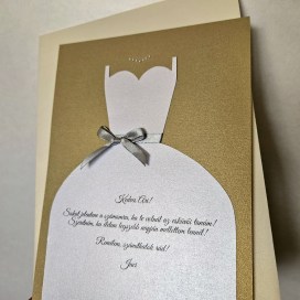 Női tanú és koszorúslány felkérő meghívó testvér képeslap egyedi különleges ajándék esküvőre | Evelyn koszorúslány- tanú felkérő