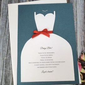 Női tanú és koszorúslány felkérő meghívó testvér képeslap egyedi különleges ajándék esküvőre | Evelyn koszorúslány- tanú felkérő