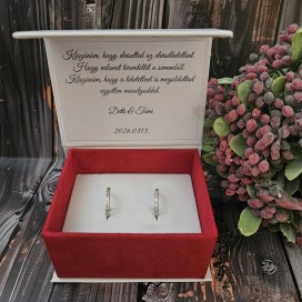 ékszer, ezüst, fülbevaló, keresztelőre, konfirmálásra, bármálkozásra, első áldozásra, ballagásra, születésnapra