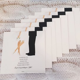Női tanú és koszorúslány felkérő meghívó testvér képeslap egyedi különleges ajándék esküvőre | Olivia koszorúslány- tanú felkérő
