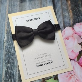 Férfi tanú felkérő meghívó testvér ajándék egyedi különleges ajándék esküvőre | Richard férfi tanúfelkérő ajándék csokornyakkendővel kék