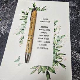 tanú toll ajándék, tanú ajándék, esküvő tanú, női tanú, férfi tanú, tanúnak toll