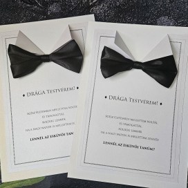 Férfi tanú felkérő meghívó testvér ajándék egyedi különleges ajándék esküvőre | James férfi tanúfelkérő fekete