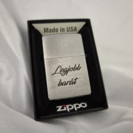 ZIPPO gravírozható öngyújtó egyedi ajándék többféle díszdobozban