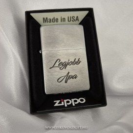 ZIPPO gravírozható öngyújtó egyedi ajándék többféle díszdobozban