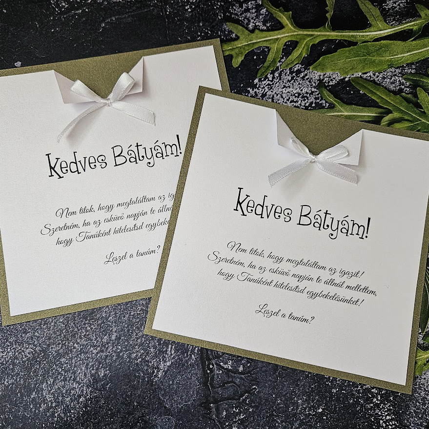 Férfi tanú felkérő meghívó testvér ajándék egyedi különleges ajándék esküvőre | Peter tanúfelkérő