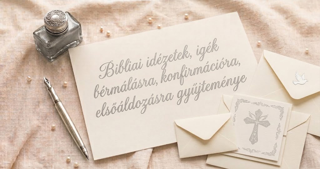 Bibliai idézetek, igék bérmálásra, konfirmációra, elsőáldozásra