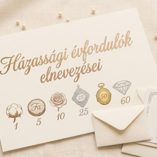Házassági évfordulók elnevezései