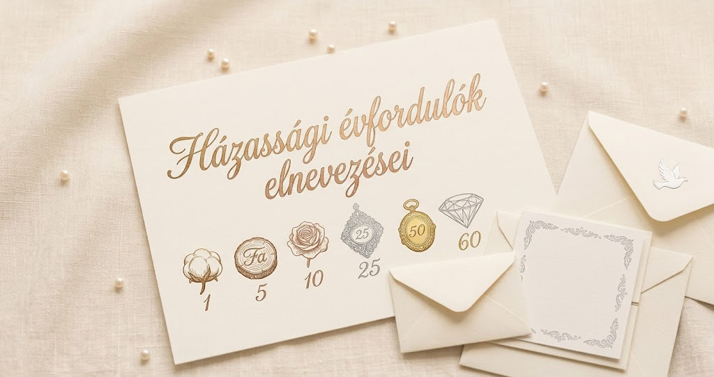 Házassági évfordulók elnevezései