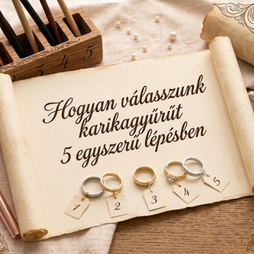 Hogyan válasszunk karikagyűrűt 5 egyszerű lépésben