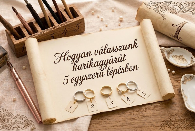 Hogyan válasszunk karikagyűrűt 5 egyszerű lépésben