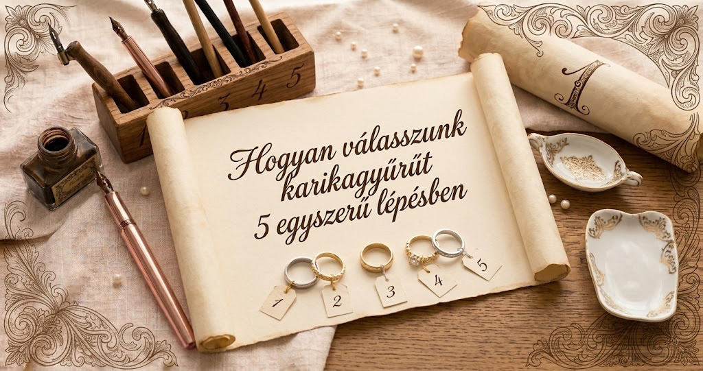 Hogyan válasszunk karikagyűrűt 5 egyszerű lépésben