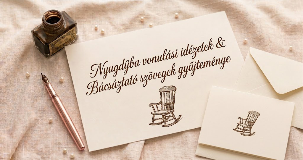 Nyugdíjba vonulási idézetek & Búcsúztató szövegek