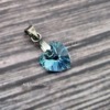 Örömanya szülőköszöntő női tanú és koszorúslány felkérő meghívó egyedi különleges ajándék ékszer esküvőre | Swarovski szív medálos nyaklánc díszdobozban egyedi üzenettel fehér dobozban