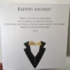 Fiú gyerek felkérő meghívó testvér ajándék egyedi különleges ajándék esküvőre | Daniel fiú gyerek gyűrűvivő felkérő