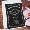 Férfi tanú felkérő meghívó testvér ajándék egyedi különleges ajándék esküvőre | Jockey jack daniels whiskey férfi tanúfelkérő