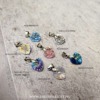 Örömanya szülőköszöntő női tanú és koszorúslány felkérő meghívó egyedi különleges ajándék ékszer esküvőre | Swarovski szív medálos nyaklánc díszdobozban egyedi üzenettel fehér dobozban